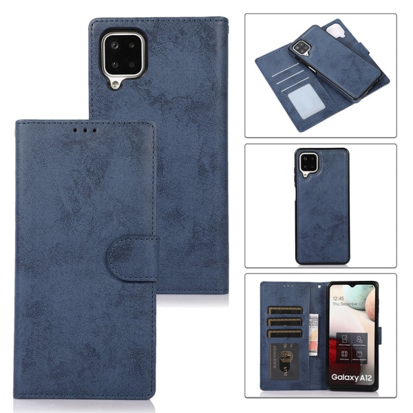 Samsung Galaxy A42 - Case Plus Cover (2 i 1) med lommebok Ljusblå
