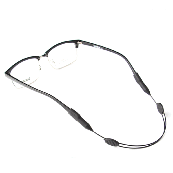 Praktiskt Justerbart Solglasögons Snöre Svart No 2 Barn Snöre 21cm-29cm