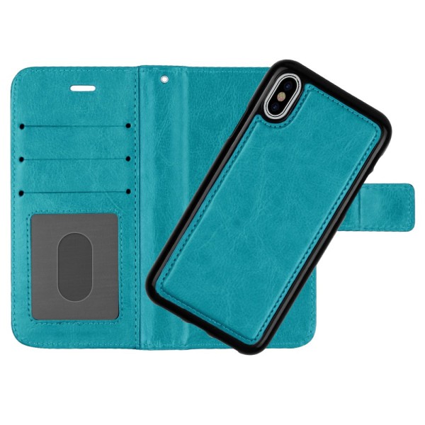 iPhone X/XS - Elegant Wallet Case (Jensen) Turkos