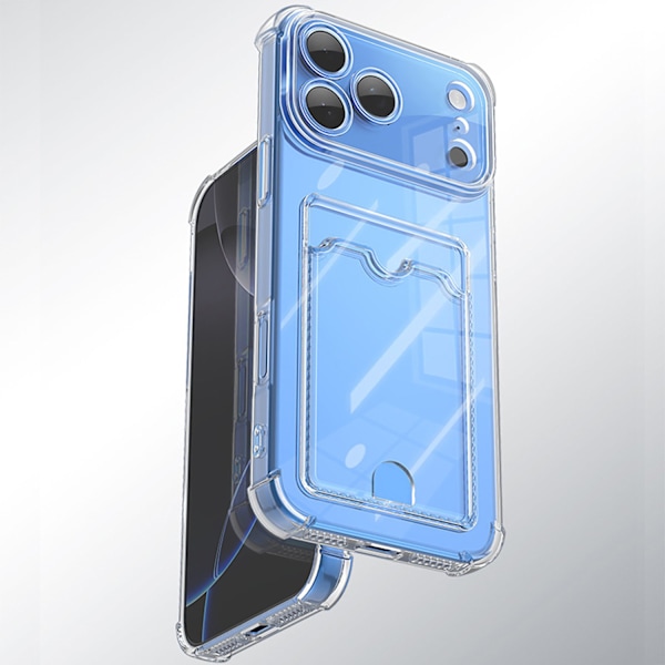 iPhone 17 Pro Max Kortfodral Skal  Transparent & Smidigt