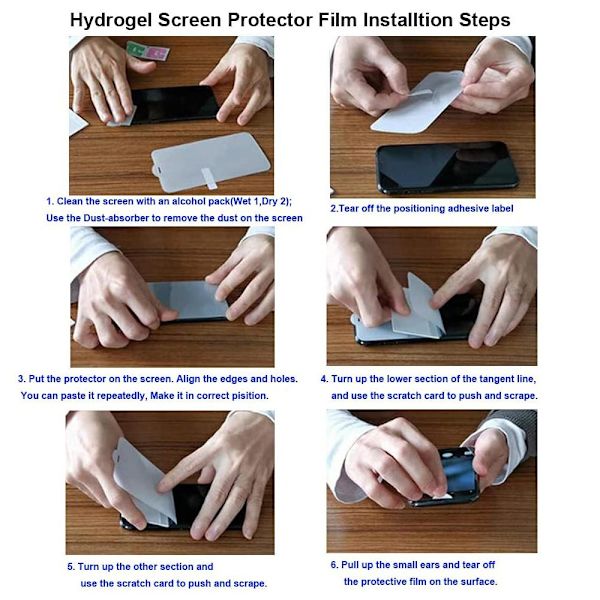 Galaxy A23 5G Skärmskydd i Formbart Hydrogel Material (2-pack) Transparent