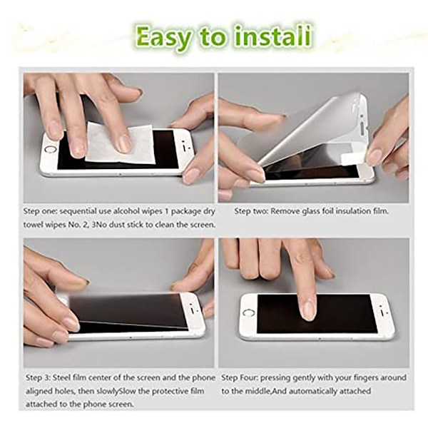 2-PACK Samsung Galaxy S23 FE Skärmskydd Anti-Spy HD 0,3mm Transparent
