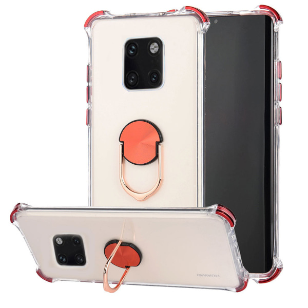 Huawei Mate 20 Pro - Robust cover med ringholder Röd