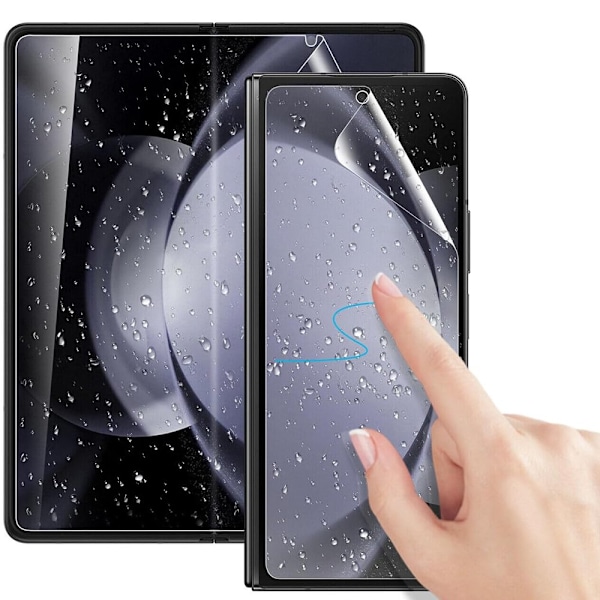 4-in-1 Z Fold 6 Hydrogel Skärmskydd & Kameralinsskydd