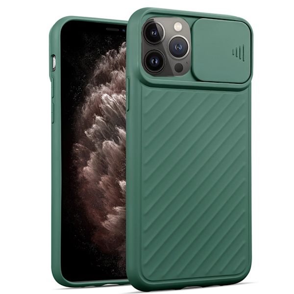 iPhone 13 Pro Max - Professionellt Stötdämpande Skal Kamera Skydd Lila