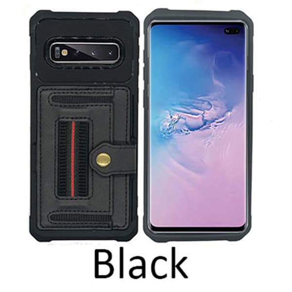 Samsung Galaxy S10 Plus - Skal med Kortfack Roséguld Roséguld