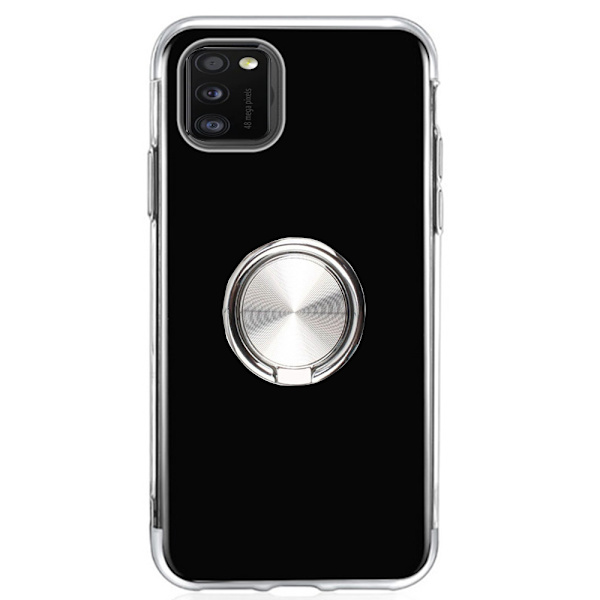 Stilsäkert Skal med Ringhållare - Samsung Galaxy A41 Silver