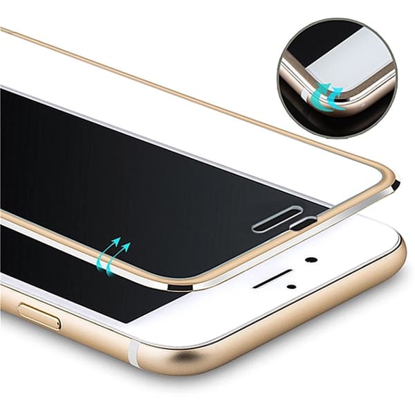 Original-Skydd från Pilking (2-PACK) Aluminiumram iPhone 6/6S Silver