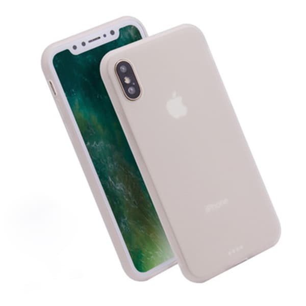 LEMAN Silikonskal för iPhone XS Max Svart