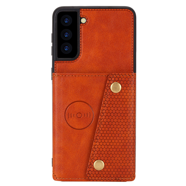 Samsung Galaxy S22 - Smart & Stilrent Skal med Korthållare Grå