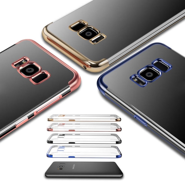Gjennomtenkt Floveme silikondeksel - Samsung Galaxy S8 Plus Silver