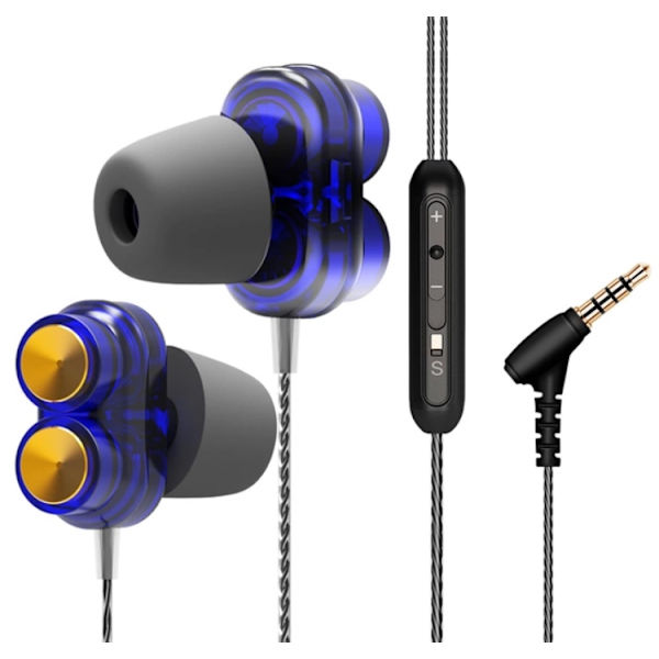 LongsDom Dual-core In-ear Genomskinlig