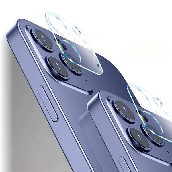 3-PACK iPhone 13 Pro HD kamera linsecover Transparent/Genomskinlig