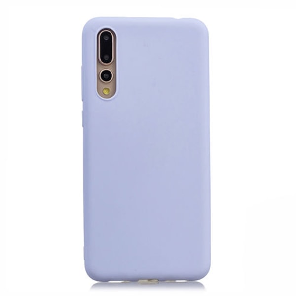 Huawei P20 Pro - Stilrent Mat Silikoncover fra NKOBEE Blågrön