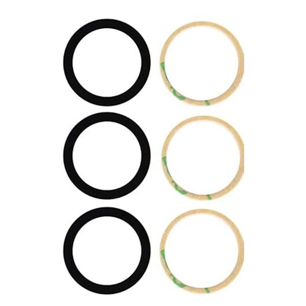 2-PACK Samsung Galaxy S21 Plus Bakre Kamerafälglins Reservdel Transparent/Genomskinlig
