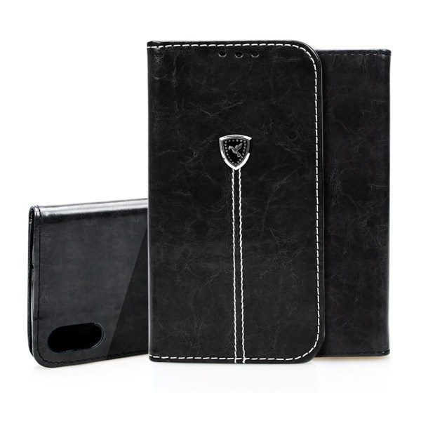 iPhone X/XS- Plånboksfodral från DOVE Mörkbrun