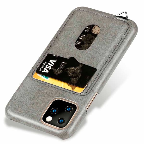 iPhone 11 Pro Max - Elegant Smart Cover med Kortholder Havsgrön