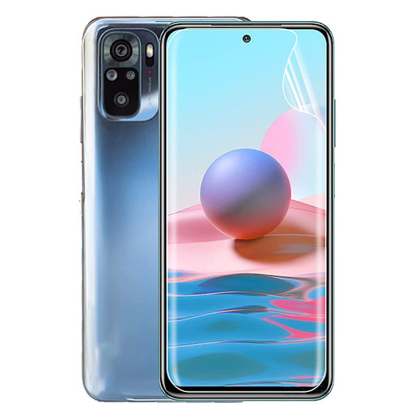 Redmi Note 11 Genomtänkt Skjermbeskytter i Hydrogel-variant Transparent