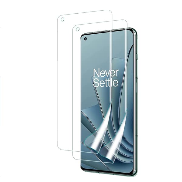 2-PACK OnePlus 10 Pro Mjukt Skärmskydd PET HD 0,2mm Transparent