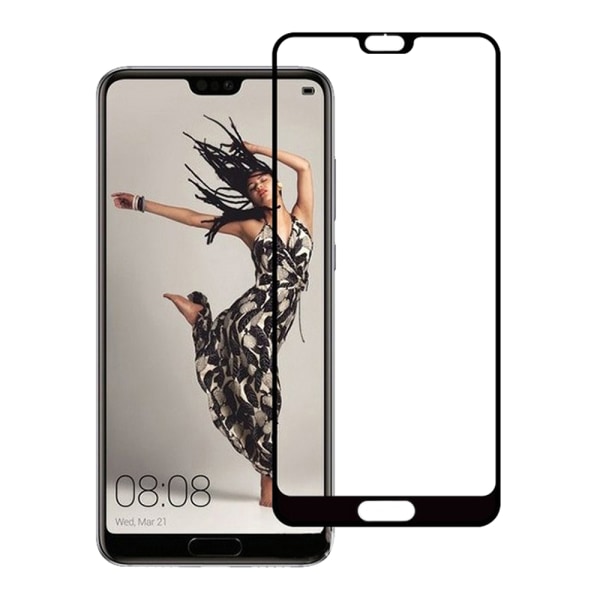 Carbon Screen Protector i 3D/HD Screen-Fit for Huawei P20 Pro Vit
