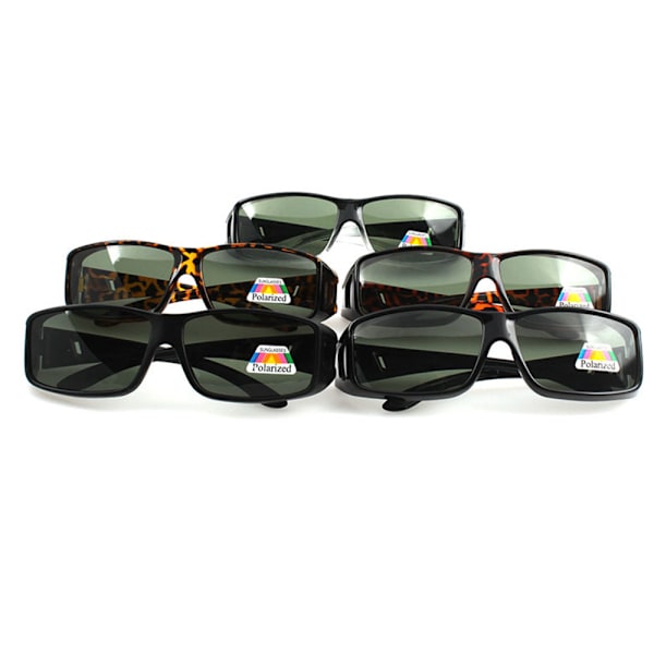Solglas�gon Polarized �verdrag f�r vanliga Glas�gon 3