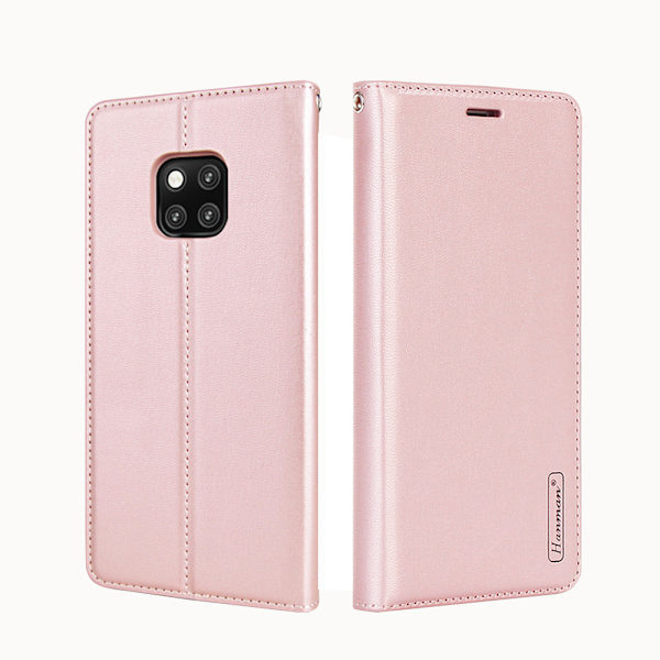 Elegant Hanman Plånboksfodral till Huawei Mate 20 PRO Rosaröd