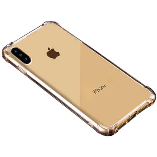 iPhone XS Max - Tunt Silikonskal med Airbagfunktion Lila