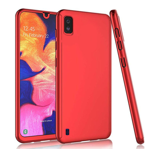 Samsung Galaxy A10 - Professionelt stødsikkert Floveme-cover Röd