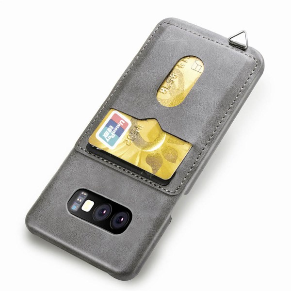 Samsung Galaxy S10e - Stilrent Vintage Skal fr�n Leman Grön
