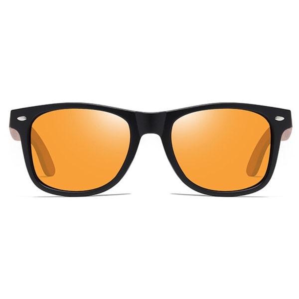 Solbriller med valnøtt treinnfatning polarisert Brun cc03 | Brun | Fyndiq
