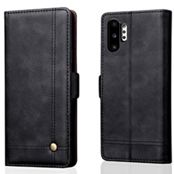 Plånboksfodral - Samsung Galaxy Note10 Plus Mörkbrun