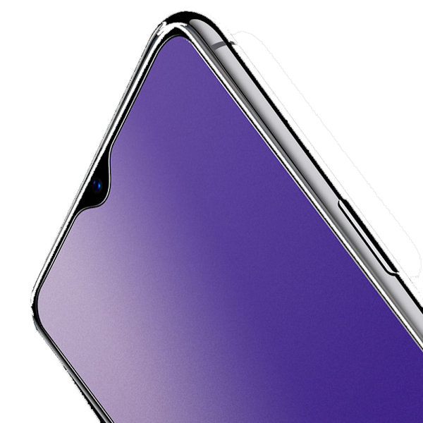A71 2.5D Anti Blue-Ray Anti-Fingerprints 2-PAK Skærmbeskyttelse Transparent/Genomskinlig