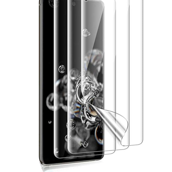 3-PACK Samsung Galaxy S21 pehmeä näytönsuoja PET Transparent