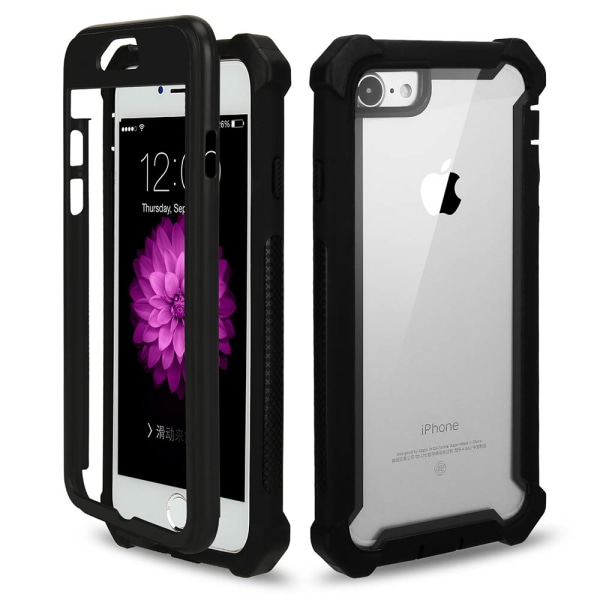 iPhone 6/6S Plus - Ammattimainen EXXO Protective Case Kulmasuojaus Roséguld