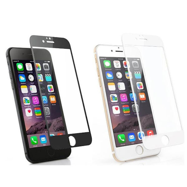 iPhone 6/6S Plus 2.5D 5-PACK Sk�rmskydd Ram 9H 0,3mm Svart