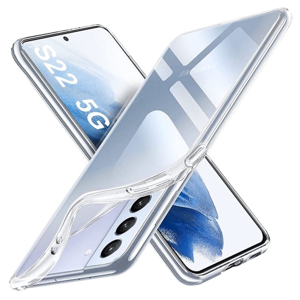 Samsung Galaxy S23 Plus - St�td�mpande Floveme Silikonskal Genomskinlig