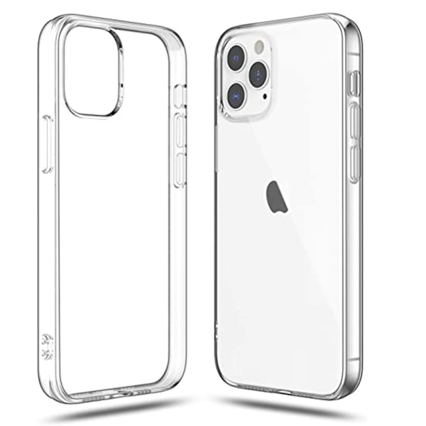 iPhone 12 Pro Max - Tyylikäs suojaava silikonikuori Transparent Transparent/Genomskinlig
