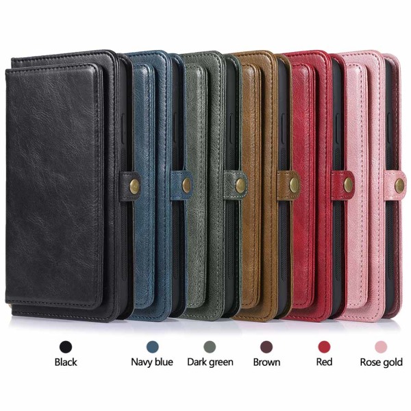 Stilig lommebokdeksel - iPhone XR Mörkblå