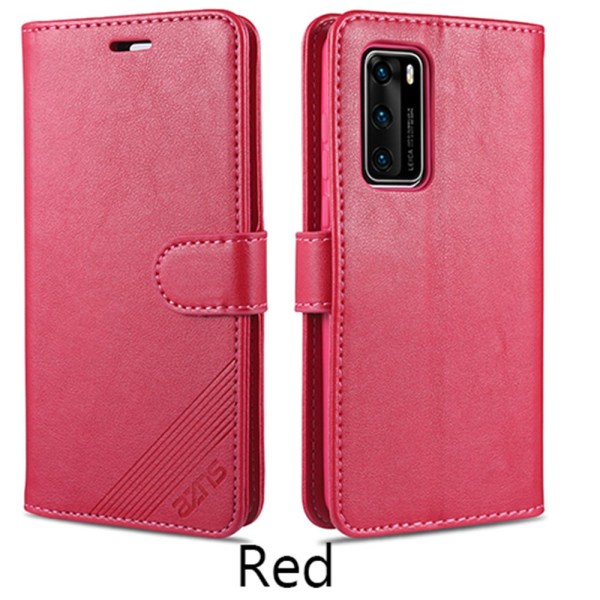 Huawei P40 - Praktiskt Smart Yazunshi Plånboksfodral Brun