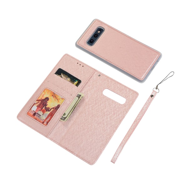 Samsung Galaxy S10E - Eksklusivt lommebokdeksel FLOVEME Guld