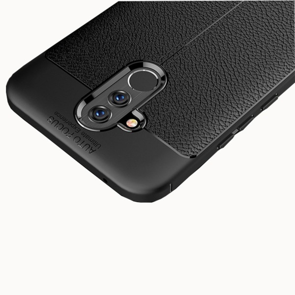 Stilfuldt cover fra AUTO FOCUS til Huawei Mate 20 Lite Marinblå