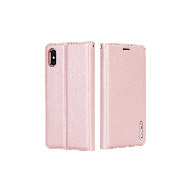 Plånboksfodral i Slitstarkt PU-Läder (T-Casual) - iPhone X/XS Brun Brun