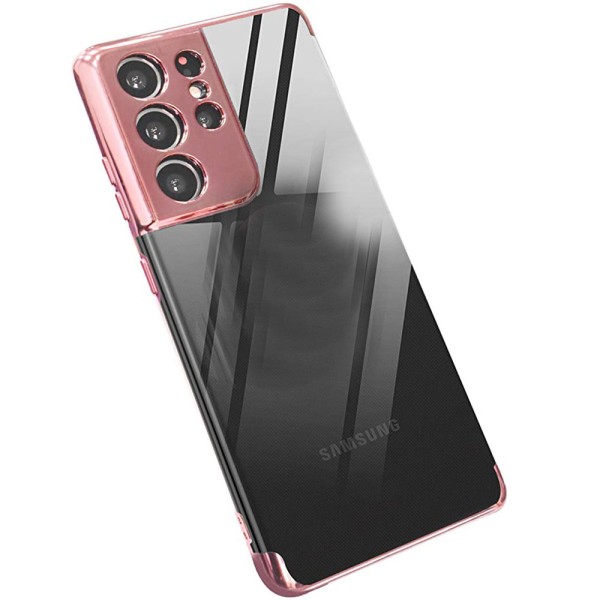 Samsung Galaxy S21 Ultra - Tyylikäs silikonikotelo (FLOVEME) Röd