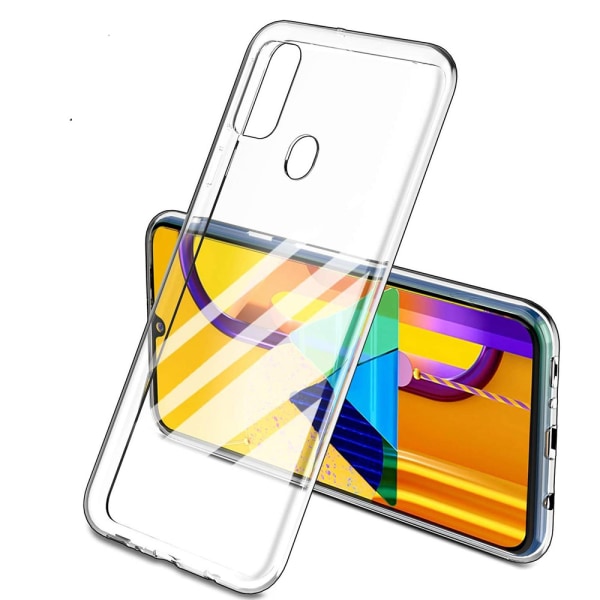 Beskyttende silikondeksel - Samsung Galaxy A21S Transparent/Genomskinlig