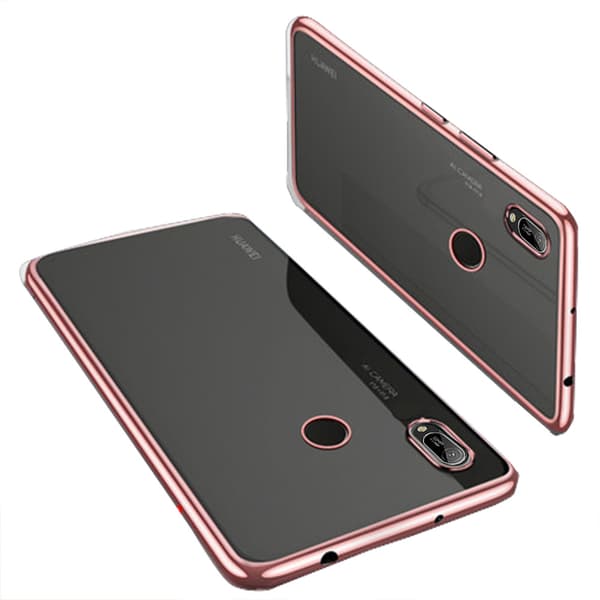 Professionellt Skyddsskal i Silikon - Huawei Y6 2019 Silver Silver