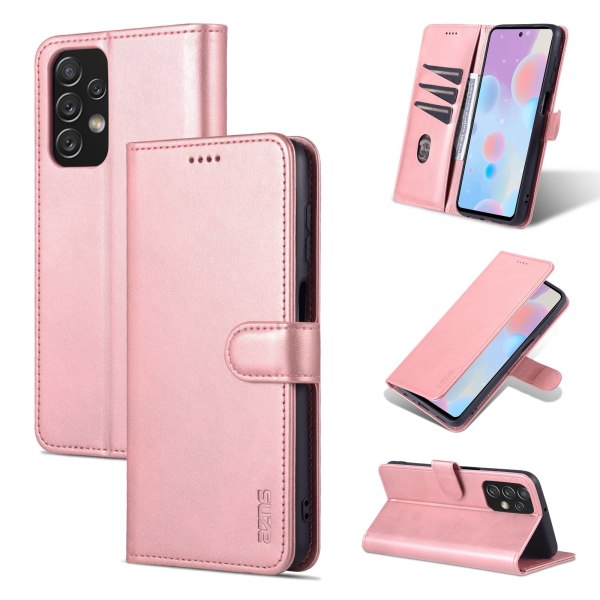 Samsung Galaxy A23 5G - Stilsäkert Yazunshi Plånboksfodral Roséguld