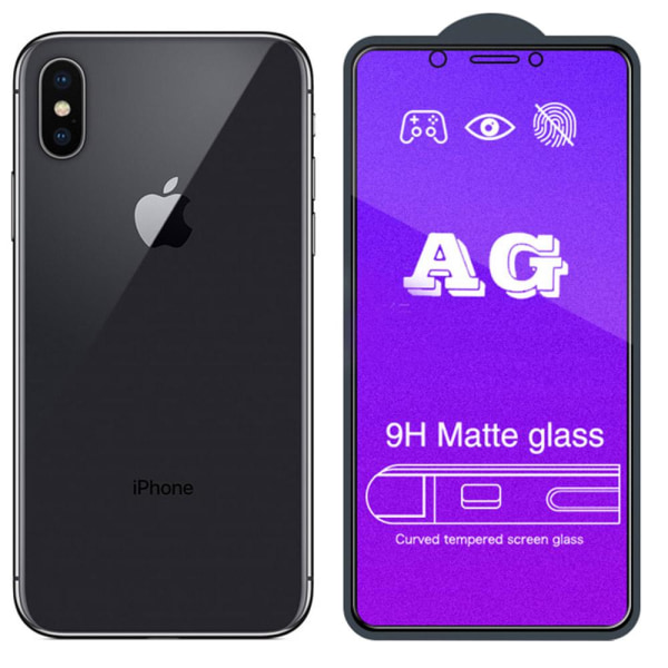 iPhone XS Max Anti Blue-Ray Anti-Fingeravtrykk skjermbeskytter Transparent/Genomskinlig