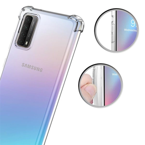 Huawei P Smart 2021 - Robust Skyddande Silikonskal (Floveme) Transparent/Genomskinlig