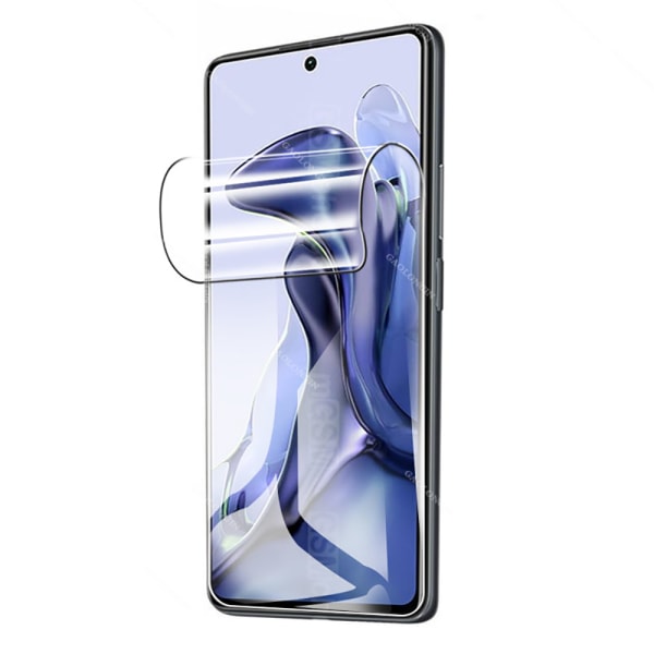 Xiaomi 11T Pro Hydrogel Skärmskydd HD 0,3mm Transparent