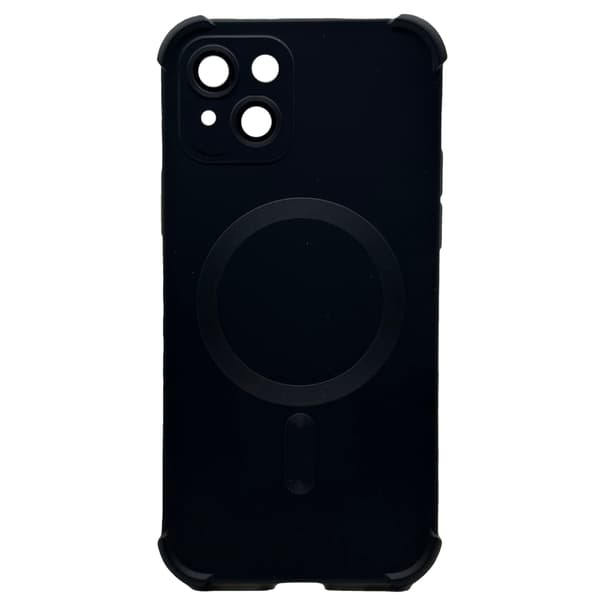 iPhone 14 - Silikonskal med Magnetiskt Stötskydd Mint